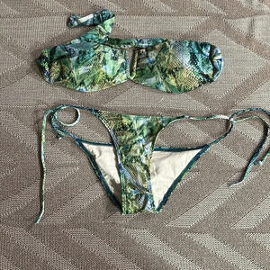 L*Space Snake Print Bikini